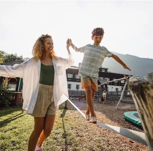 Garten im RESL Resort