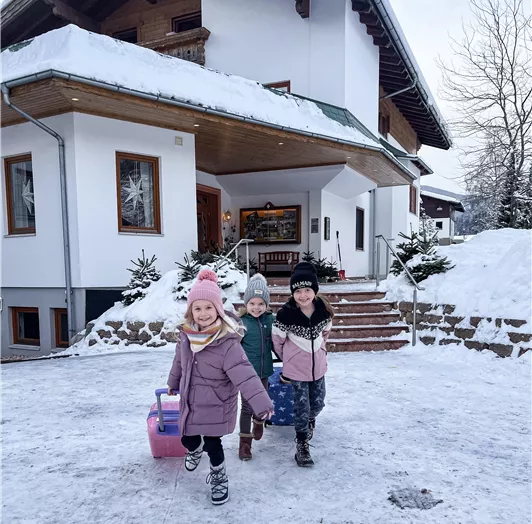 Anreise mit der ganzen Familie