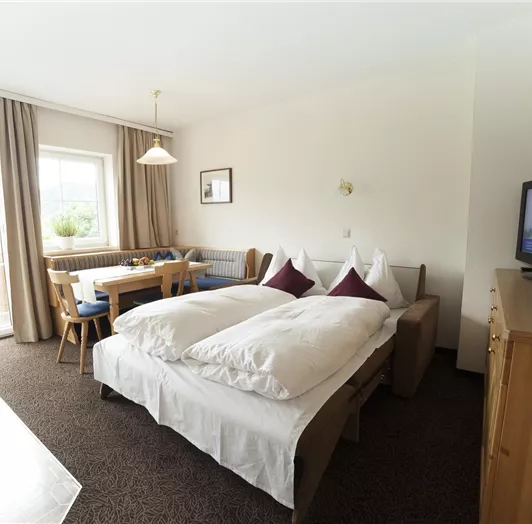 Ansicht mit Ausziehcouch Typ A