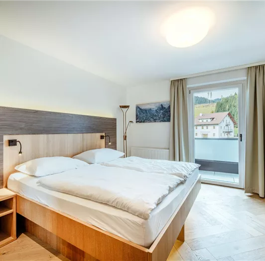 Schlafzimmer im Appartement