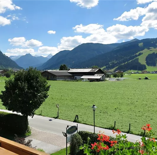Ausblick auf die Skipiste