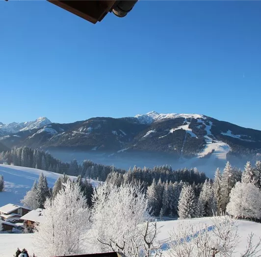 Ausblick aus der Ferienwohnung Richtung Flachau