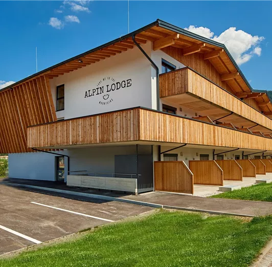 Außenansicht Alpin Lodge