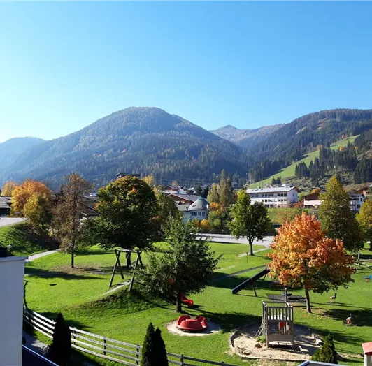 Aussicht auf Spielplatz