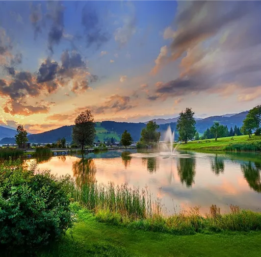 Lake in the morning