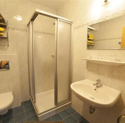 Badezimmer Typ B und Typ C Appartement Sonnfeld