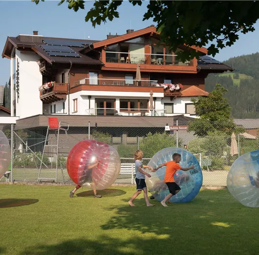 Bubble Soccer im Harmls