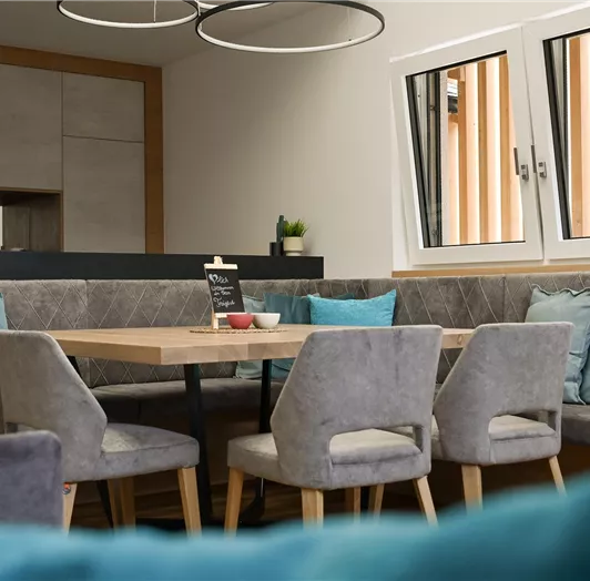 Küche, Wohnbereich, Esszimmer