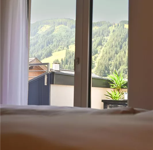 Ausblick beim Aufstehen