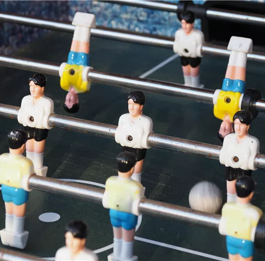 Eine Runde Tischfußball?