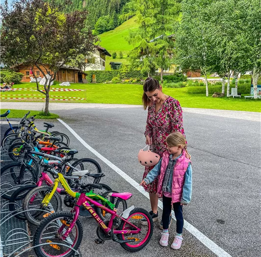 Fahrradverleih direkt vor Ort
