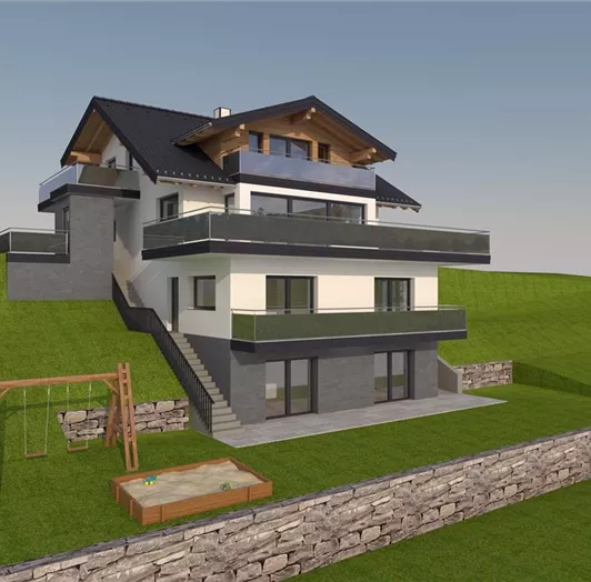 Fischis Alpen Appartement - Außenansicht