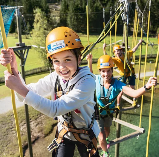 flachaufamily-Hochseilklettergarten