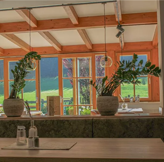 Frühstücksraum Eierkarte