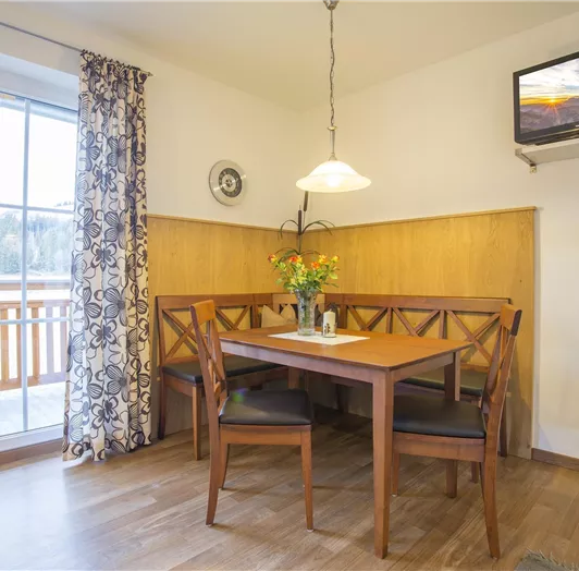 Gemütliche Eckbank im Appartement