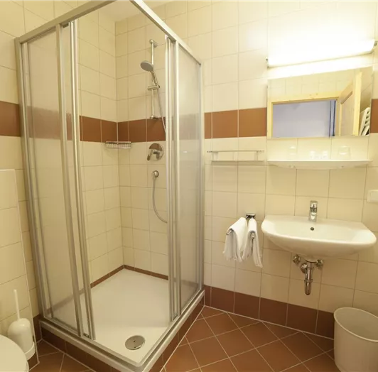 geräumige Bäder im Apartmenthaus