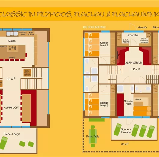 Grundriss Chalet Classic
