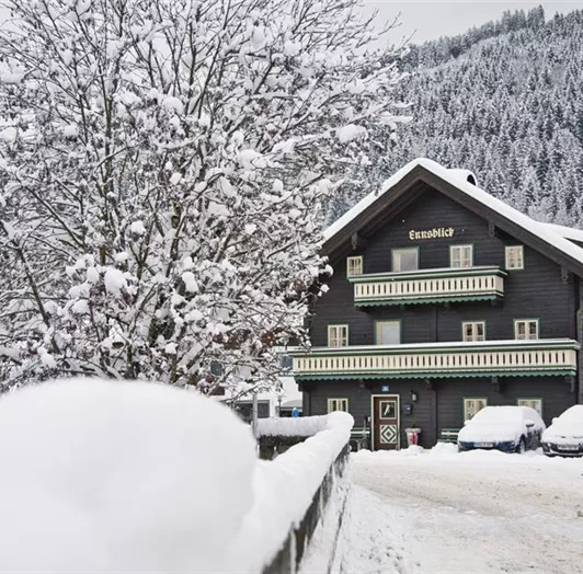 Haus Ennsblick im Winter