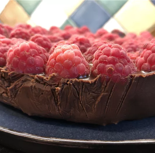 Himbeeren-Schoko-Tarte
