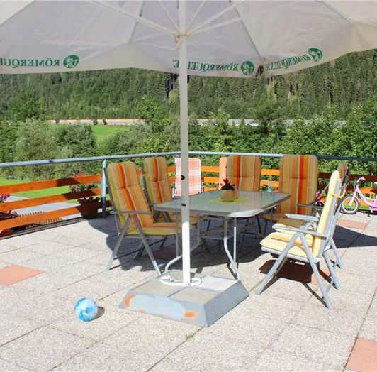 Außenbereich Gäste / Sitzplatz