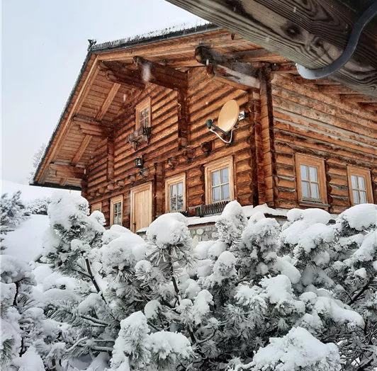 Jandl-Almhütte im Winter