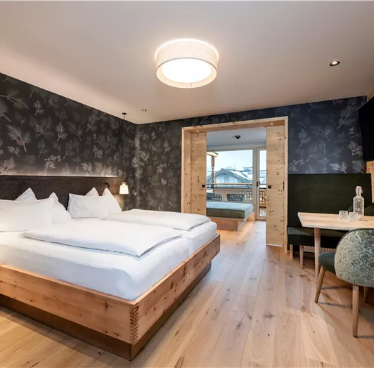 Beautifully newly renovated junior suite in the Tirolerhof.