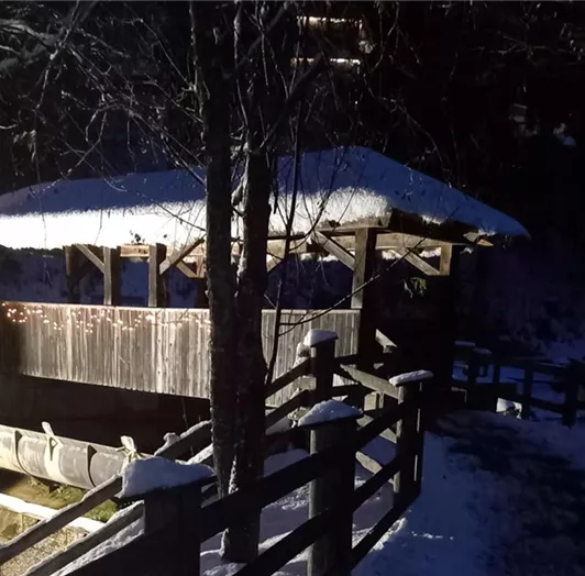 Kirchner-Wehr bei Nacht