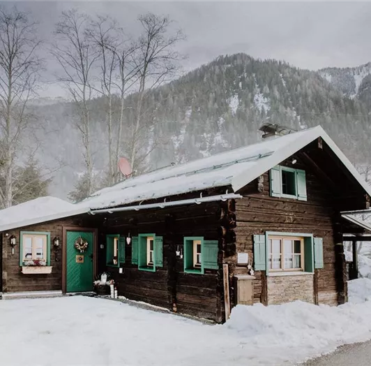 Außenansicht des Häuschens