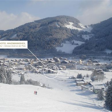 Direkt an der Weltcup Piste