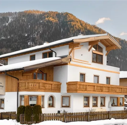 Landhaus Brigitte im Winter - Vorderansicht