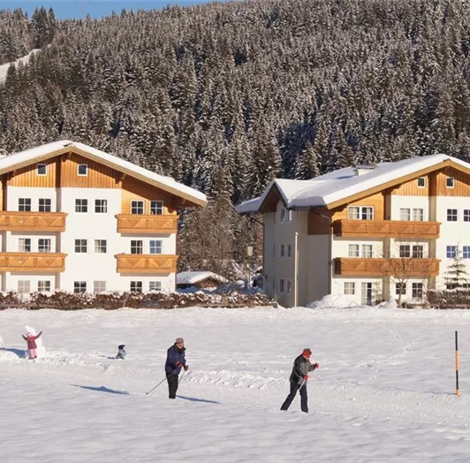 Loipe am Haus Sonnfeld in Flachau