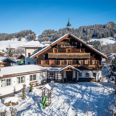 Außenansicht Pension Schrempfgut in Flachau.