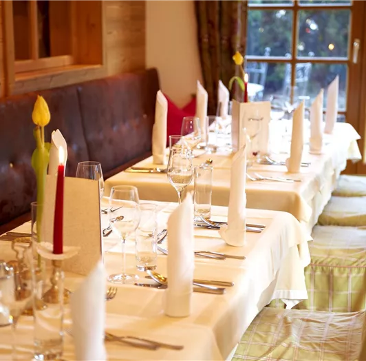 Der Wintergarten ist ein weiterer Restaurantbereich.