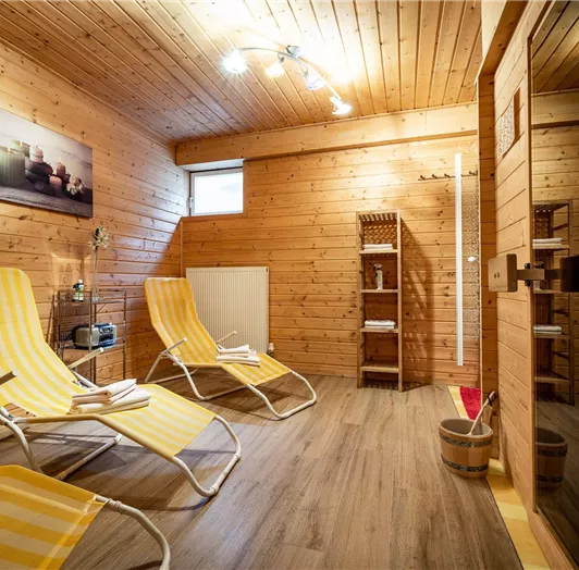 Sauna-Ruhebereich
