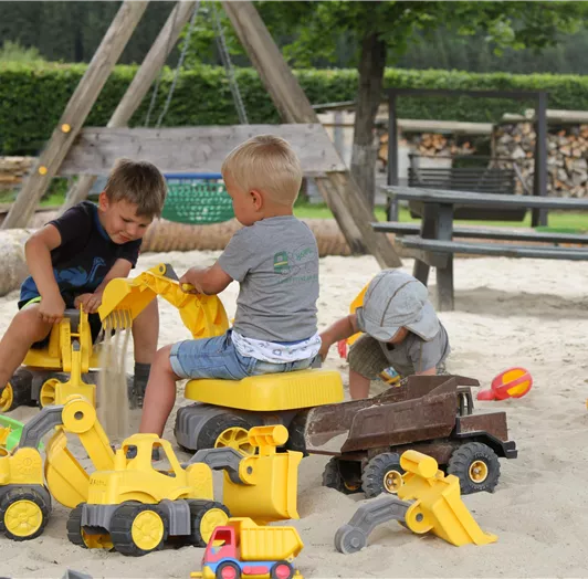 Spielen in der Sandkiste