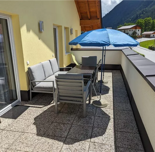 Terrasse App. B Süd-West