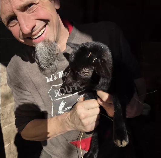 unser Chef mit den jüngsten Zuwachs