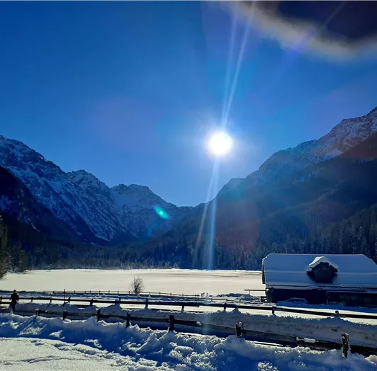 Winterwanderung um den Jägersee