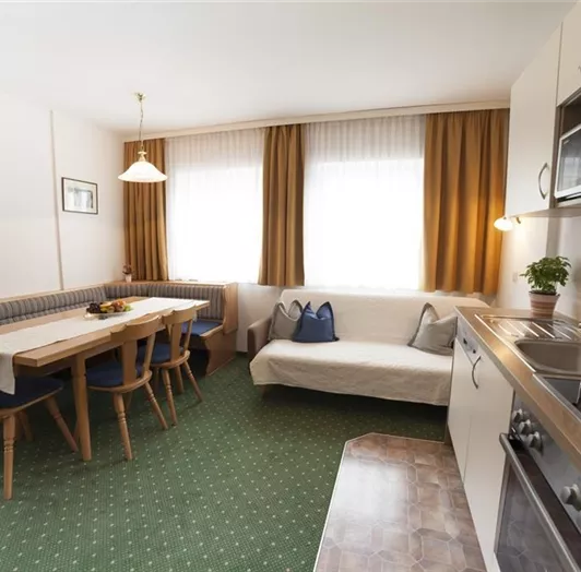 Wohnküche Ferienwohnung Sonnfeld Flachau