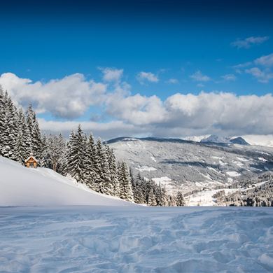 View from Sattelbauer towards Altenmarkt
