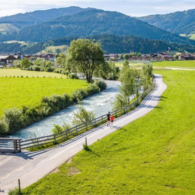 Headerfoto zur Jogging-Transferstrecke von Reitdorf nach Flachau