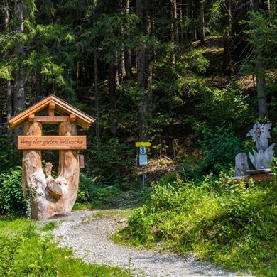 Start Weg der guten Wünsche